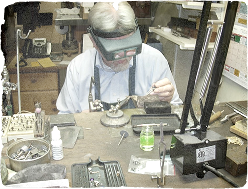 George, co-owner of Wise Family Jewelers